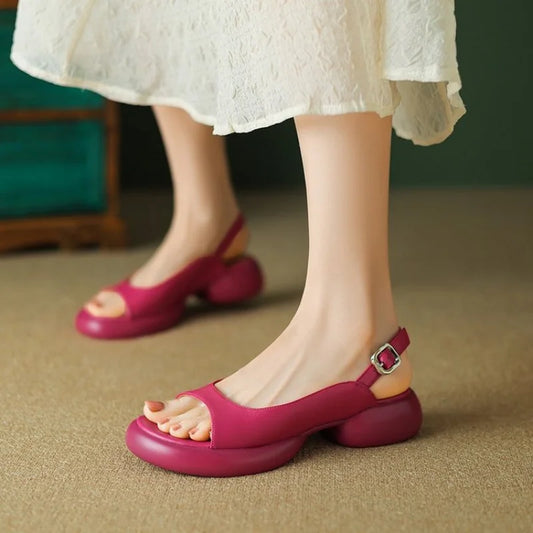LD Dames Chucky Hakken Sandalen Modern