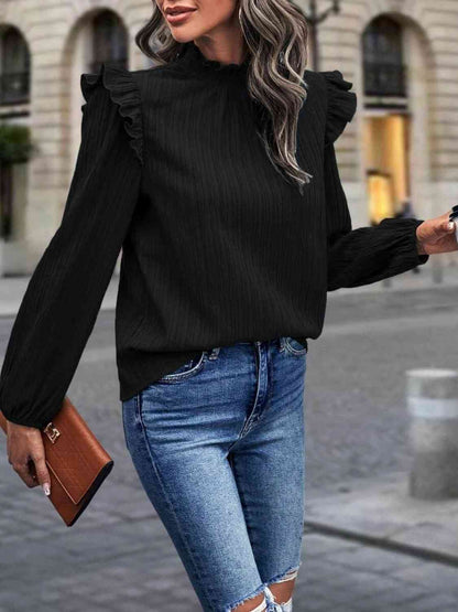Casual en modieuze winterblouse