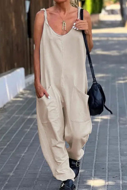 LD Eenvoudige en luchtige jumpsuit