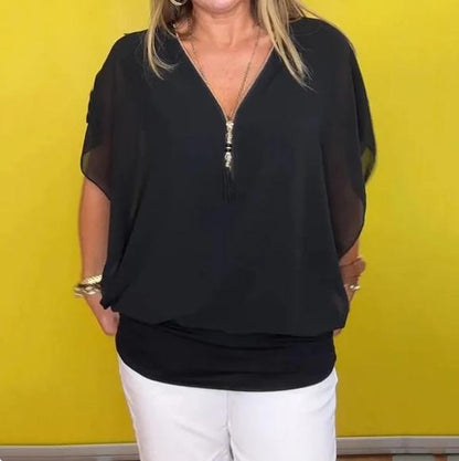 LD | Casual en ontspannen algemene blouse