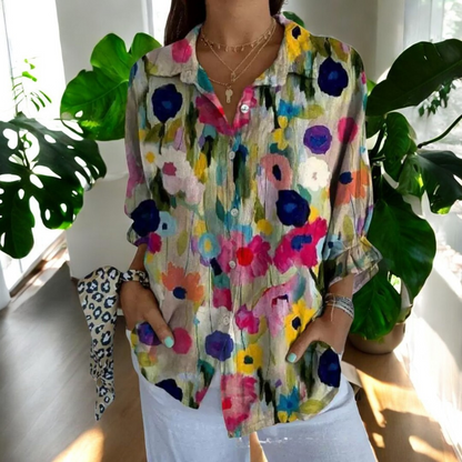 LD | Elegante & gebloemde blouse