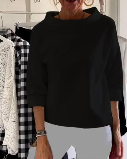 Elegante en casual wintertop