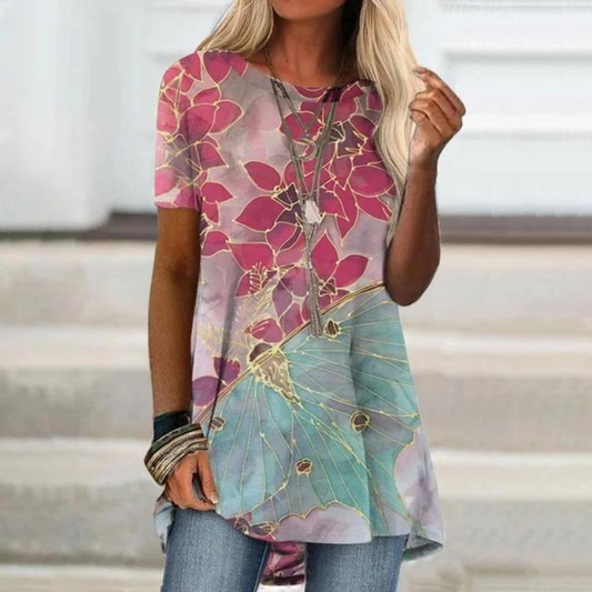 LD | Stijlvolle en gezellige kleurrijke blouse