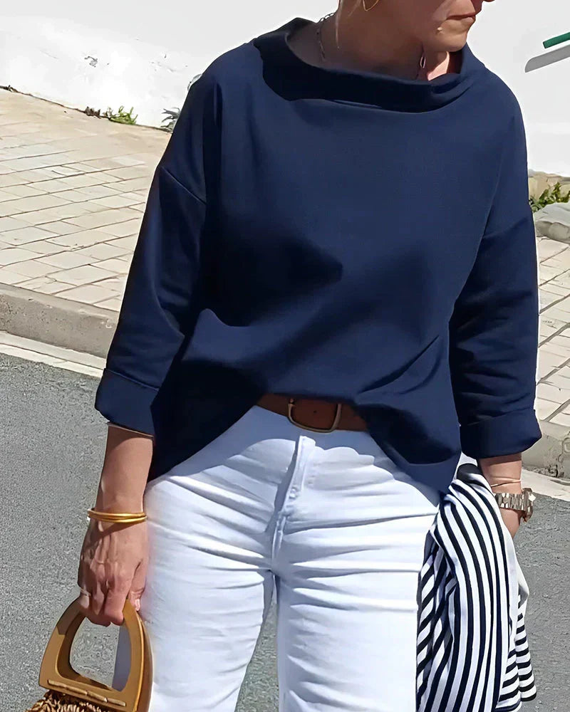 Elegante en casual wintertop