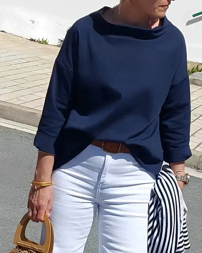 Elegante en casual wintertop