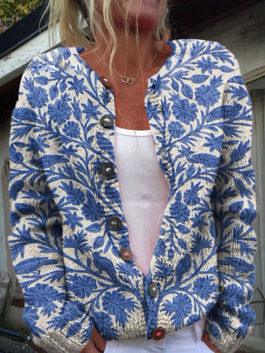 LD | Vest met bloemenpatroon