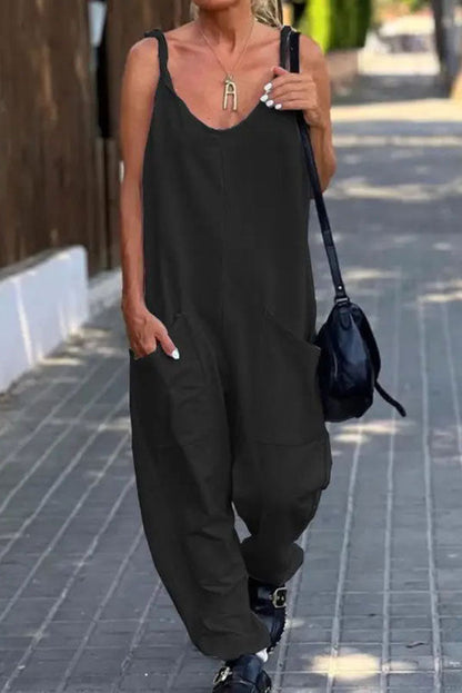 LD Eenvoudige en luchtige jumpsuit