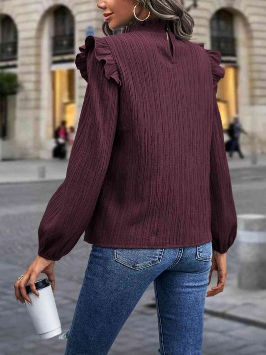 Casual en modieuze winterblouse