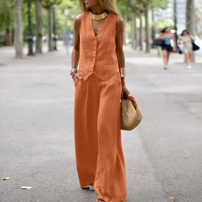 LD | Elegante set voor vrouwen - top en broek