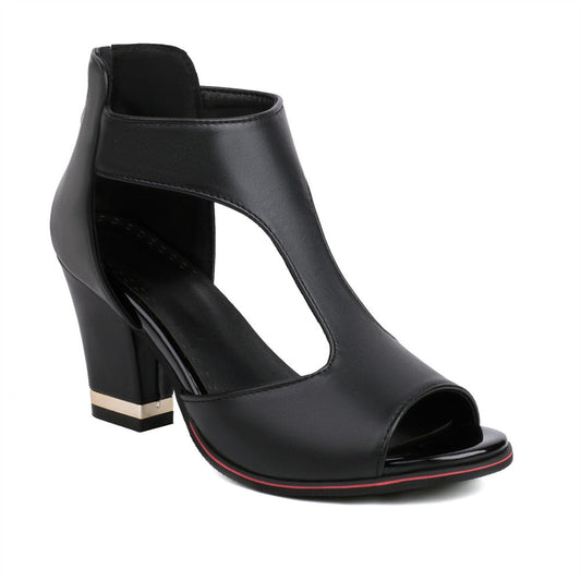 LD | Orthopedische leren sandalen met hak