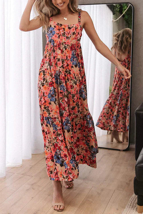 LD | Bloemen maxi jurk