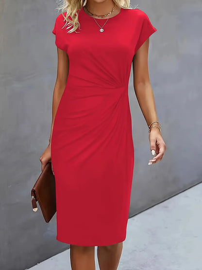 LD | Midi-jurk met strik voor dames