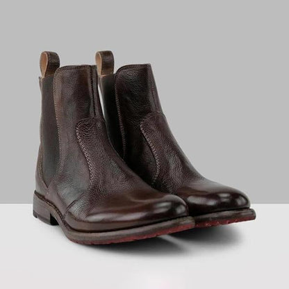 LD | Enkellaarsjes voor dames in vintagestijl leer