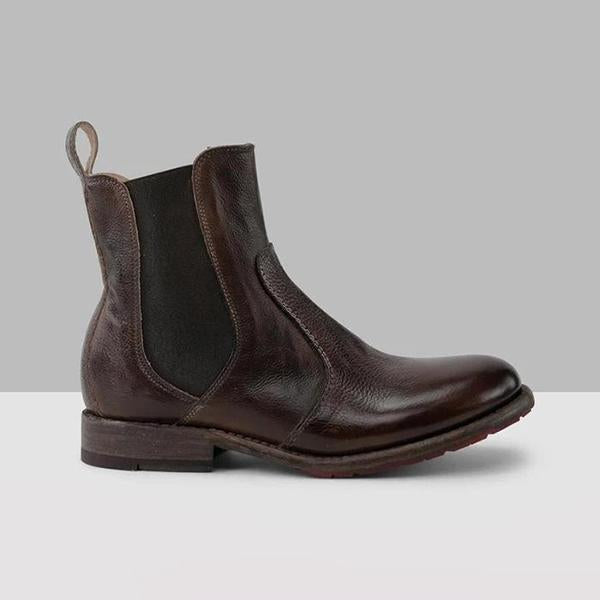 LD | Enkellaarsjes voor dames in vintagestijl leer
