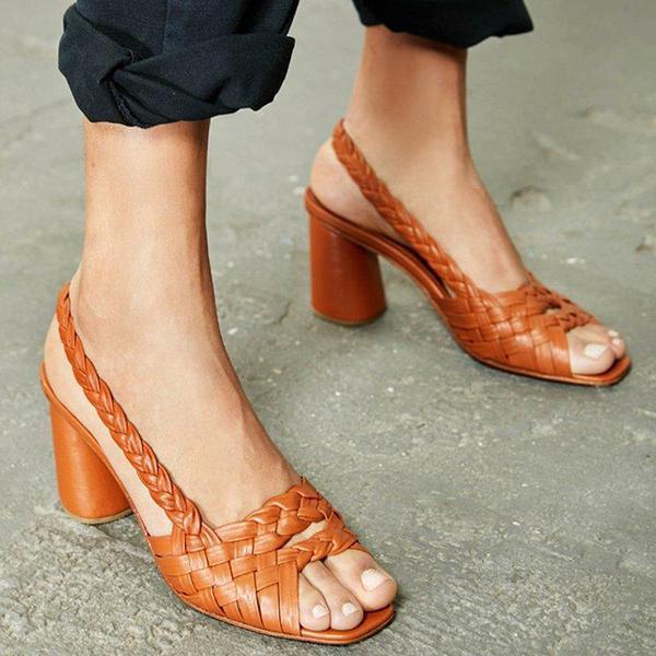LD | Hoge Hakken Vintage Sandalen