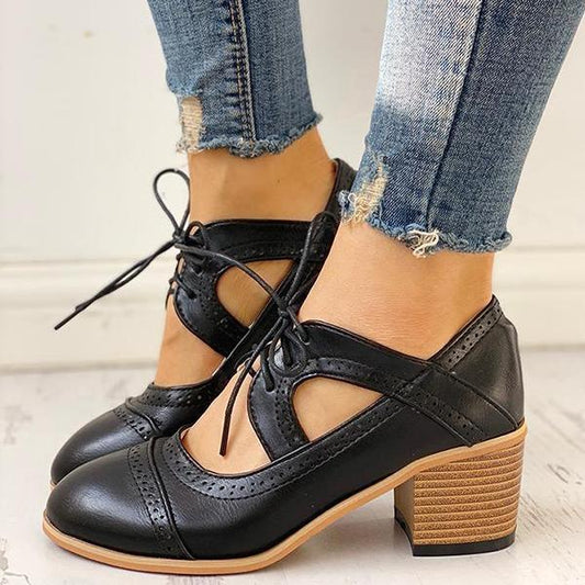 LD | Retro veterschoenen met uitsparing