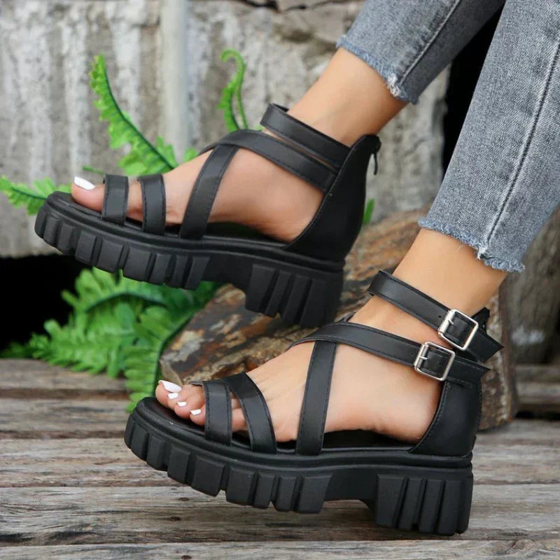 LD | Sandalen met hoge hakken