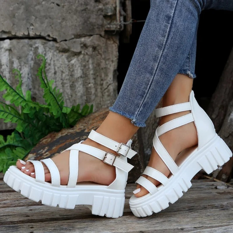 LD | Sandalen met hoge hakken