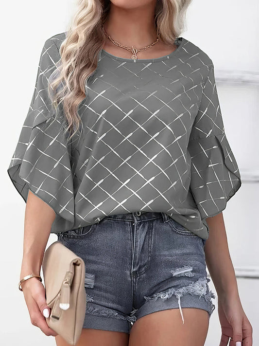 LD Eenvoudige en luchtige blouse