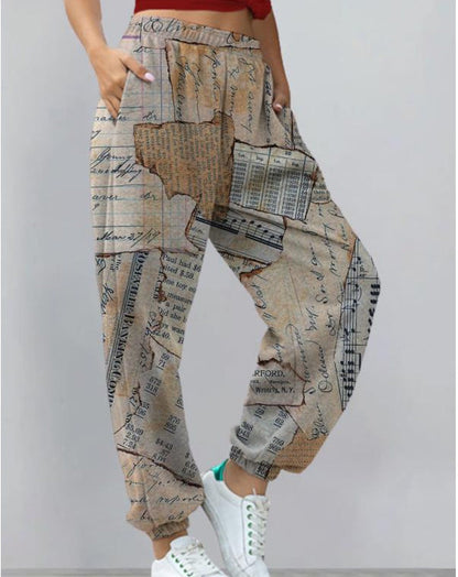 Chique en stijlvolle broek met print