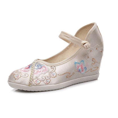 LD | Elegante geborduurde sleehakken