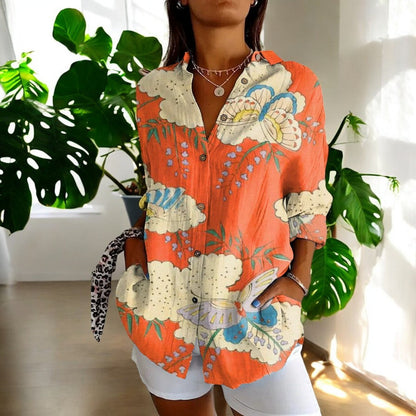 LD | Elegante & gebloemde blouse