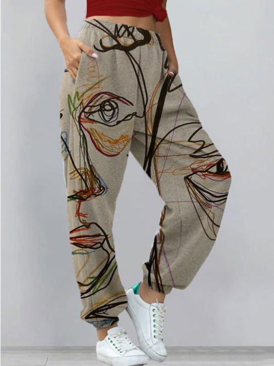 Chique en stijlvolle broek met print