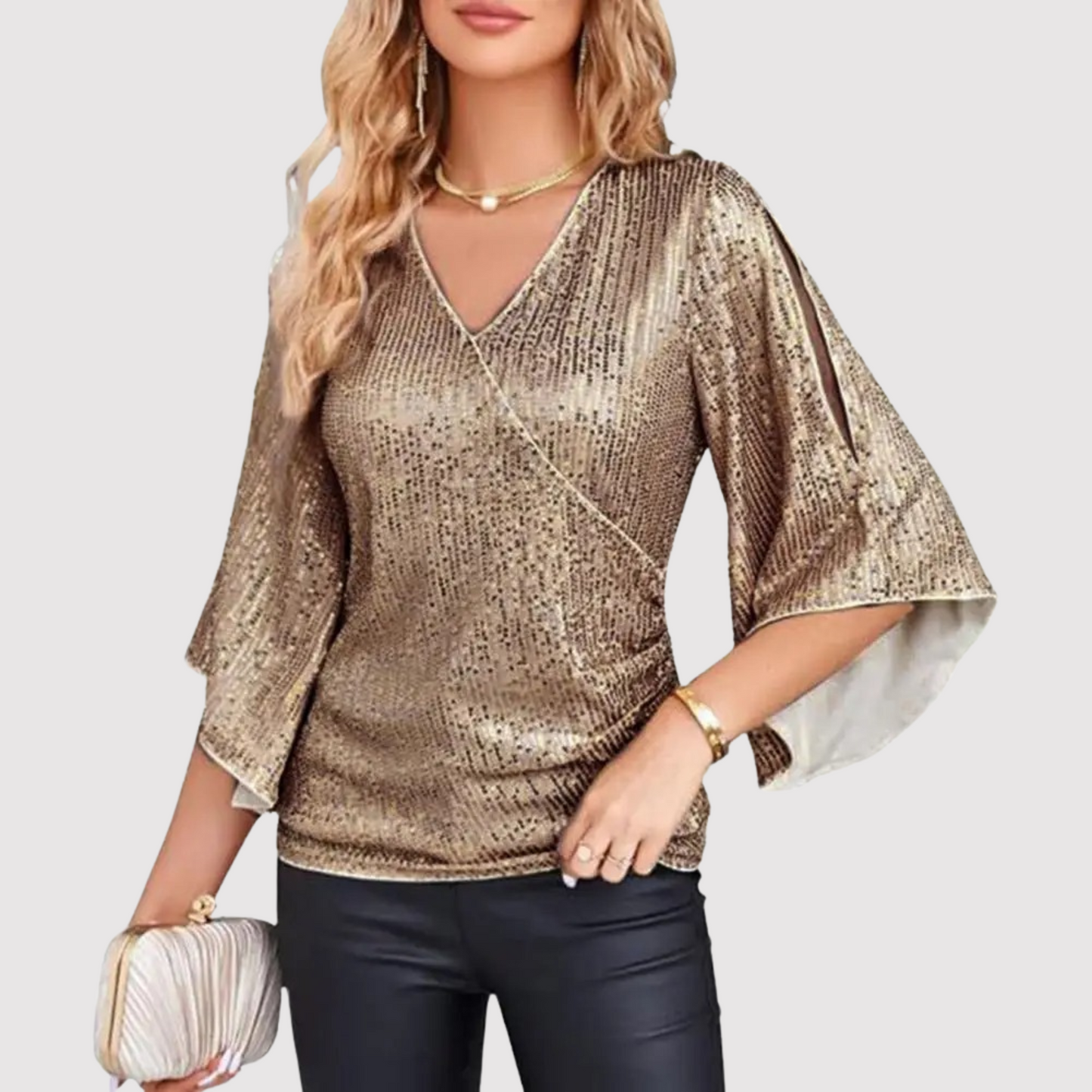 Elegante en casual wintertop