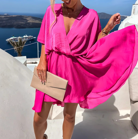 LD | Chique zomer mini-jurk met hoge taille