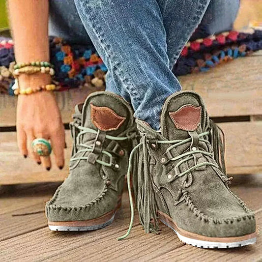 LD | Boho-geïnspireerde casual laarzen