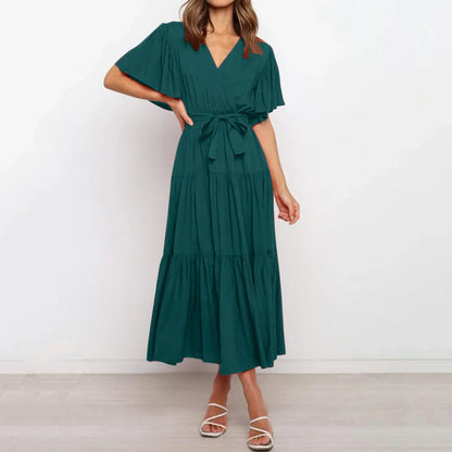 LD | Maxi jurk met diepe V-hals