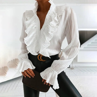 Casual en modieuze winterblouse