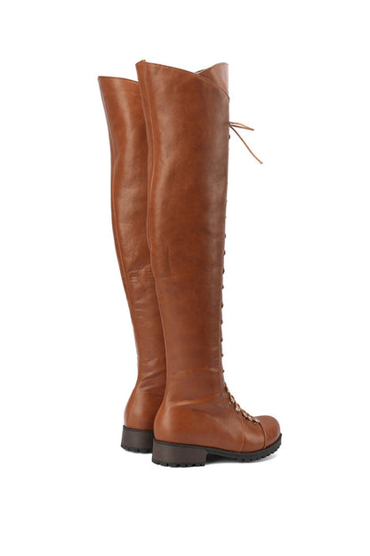 LD | Over-the-knee laarzen met veters