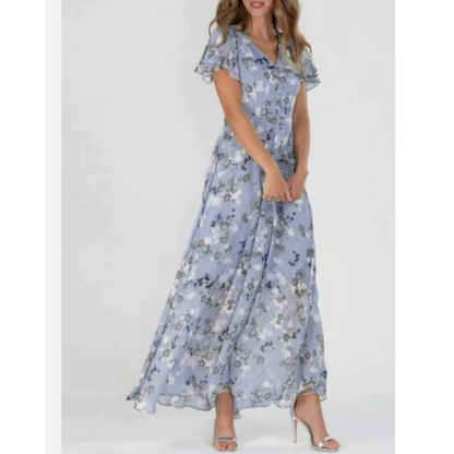 LD | Zomer Formele Bloemen Bruiloft Jurk | Maxi