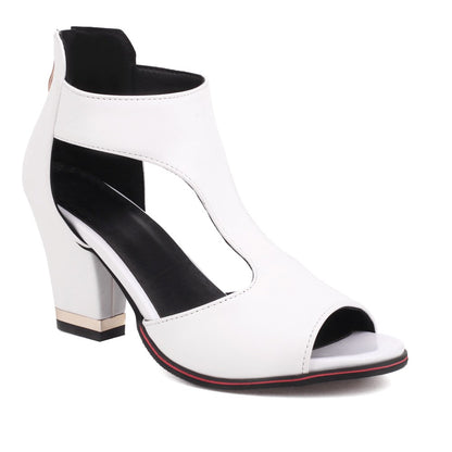 LD | Orthopedische leren sandalen met hak