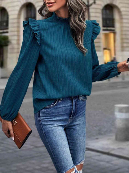 Casual en modieuze winterblouse