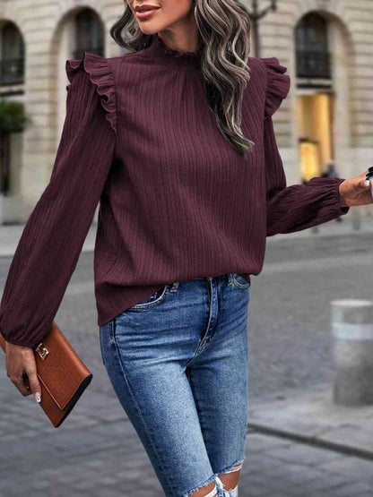 Casual en modieuze winterblouse
