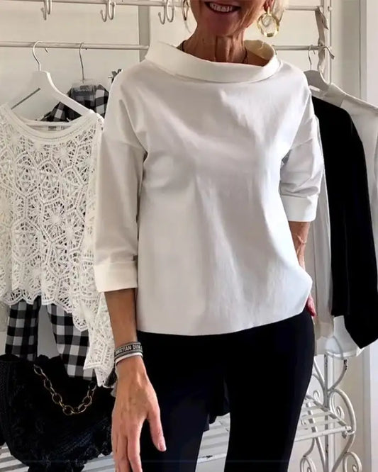 Elegante en casual wintertop