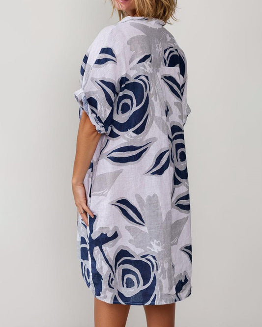 LD | Casual katoenen linnen mini jurk