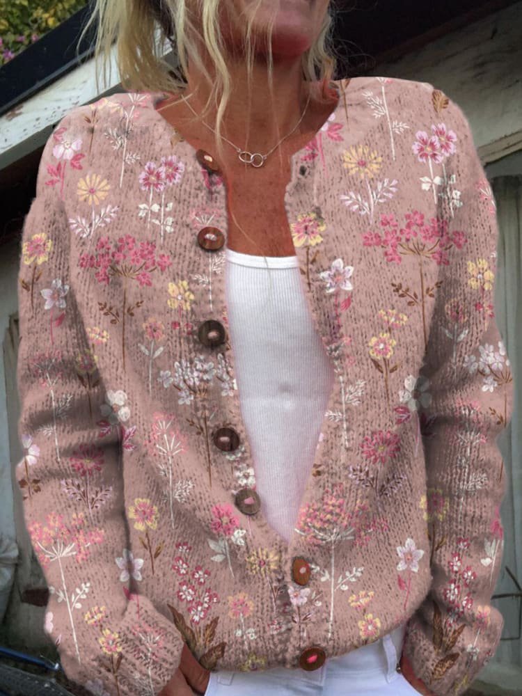 LD | Vest met bloemenpatroon