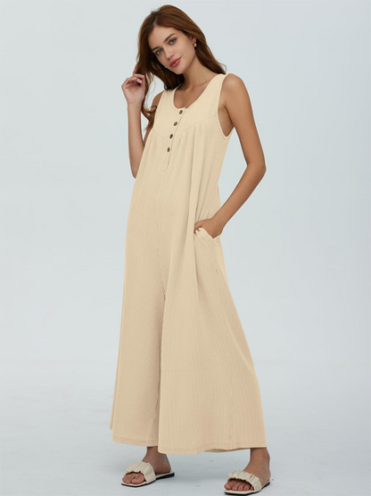 LD | Getailleerde en luchtige jumpsuit
