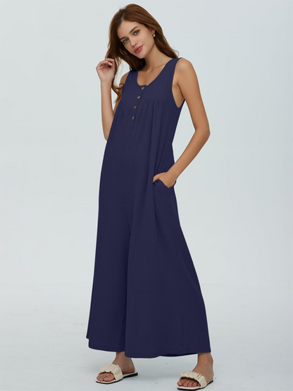 LD | Getailleerde en luchtige jumpsuit