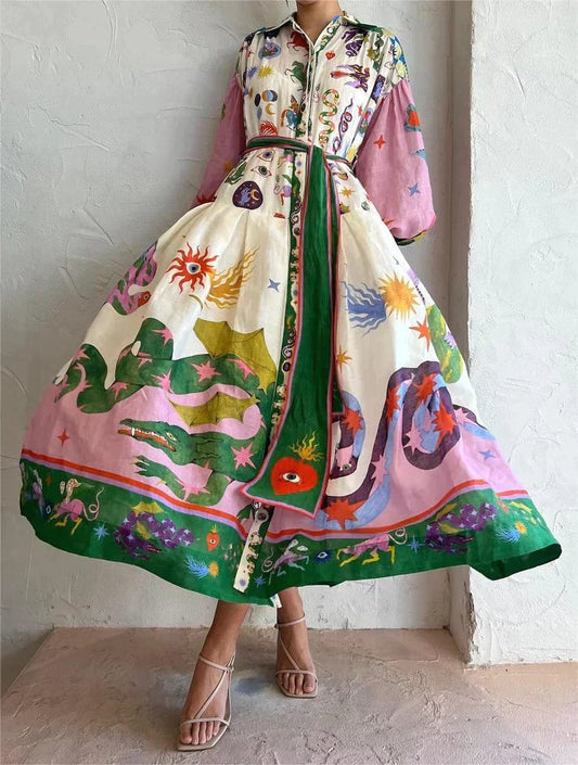 LD | Italiaanse maxi jurk van Vera Peroni