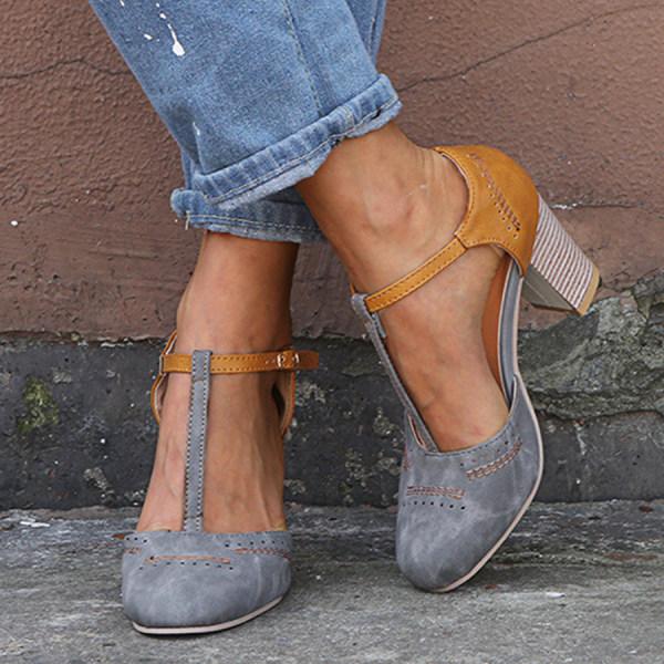 LD | Vintage T-strap hakken