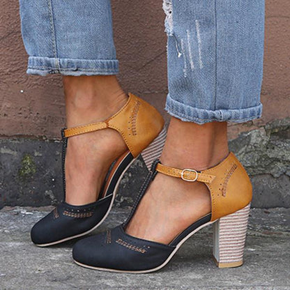 LD | Vintage T-strap hakken