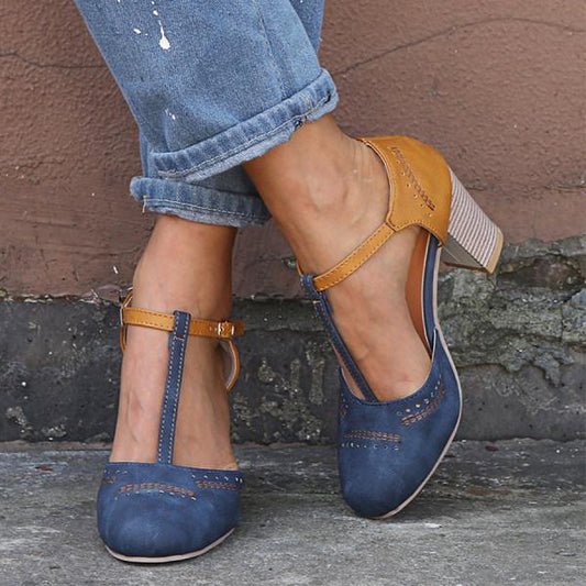 LD | Vintage T-strap hakken