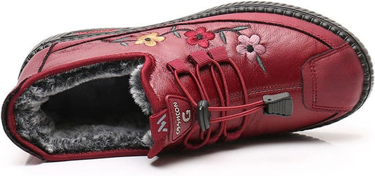 LD | Vrouwen wintersportschoenen gemaakt van dik pluche