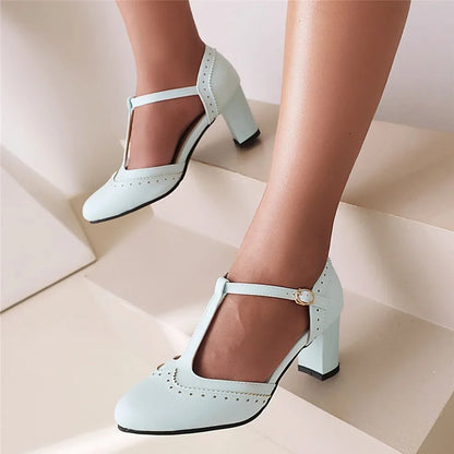 LD | Vintage T-strap hakken