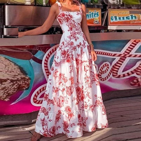 LD | Maxi jurk met bloemenprint