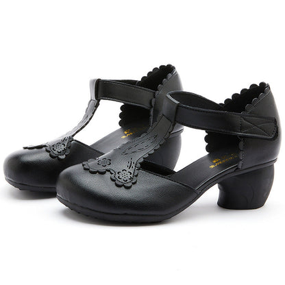 Tijdloze stijl vintage casual schoenen met hakken